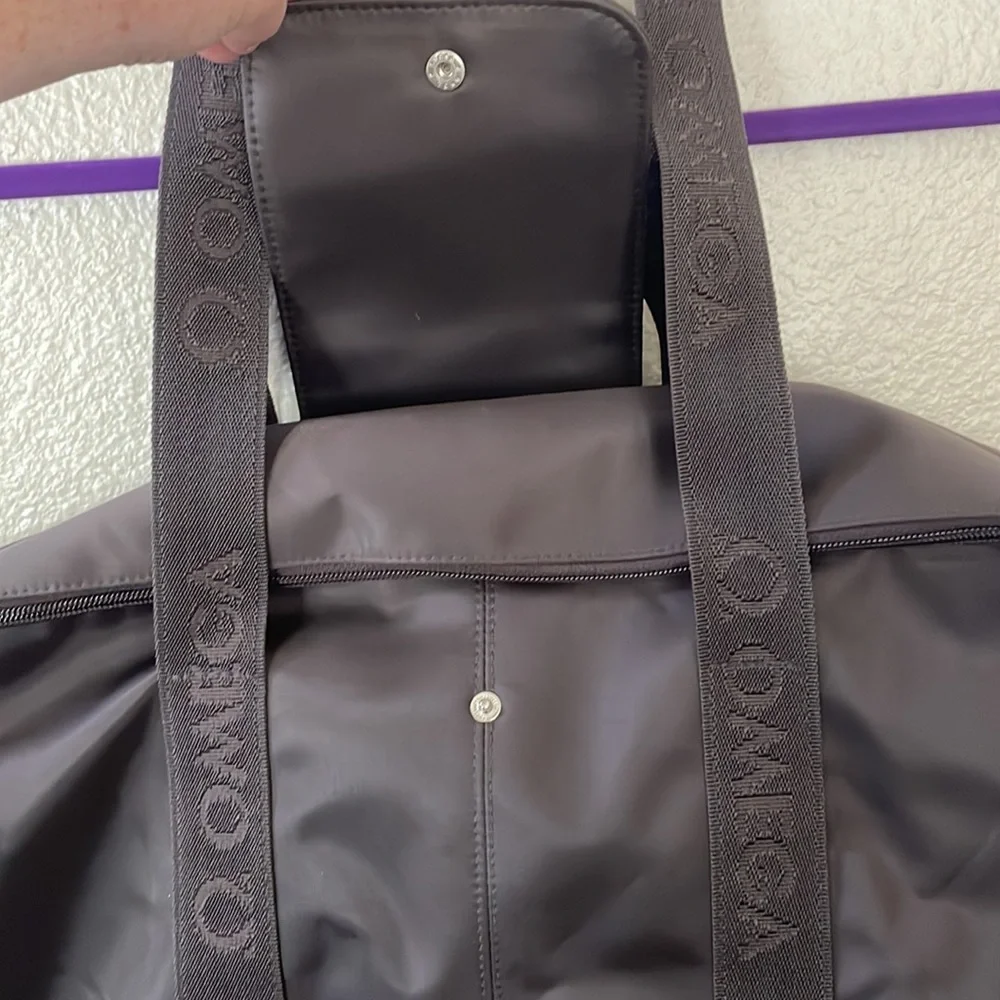 RARE! Omega Watch Speedmaster James Bond Folding Brown Tote Travel Carry On Bag